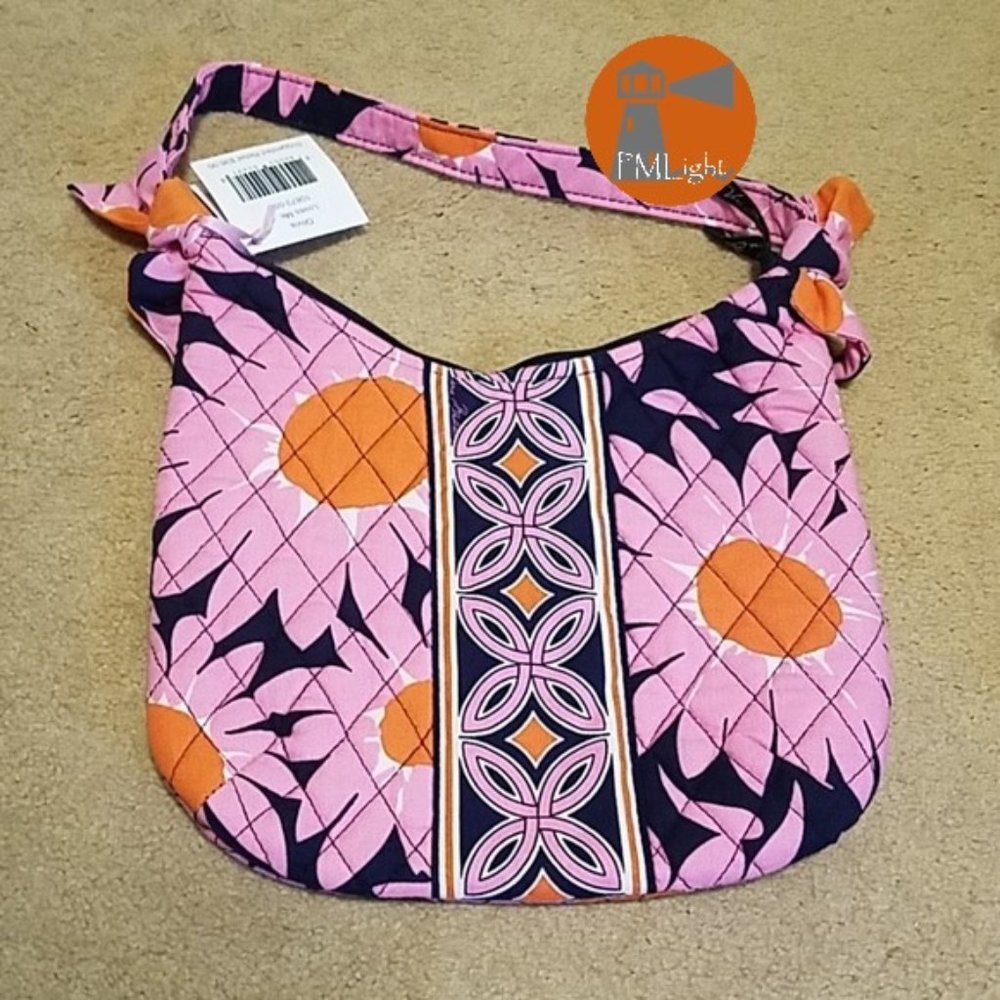 Vera Bradley New Purse Olivia Loves Me Pink Floral Breast Cancer